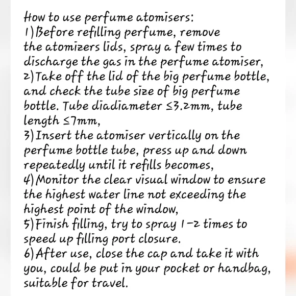 ⭐️🆕️ Refillable blue perfume empty bottle - Picture 7 of 7